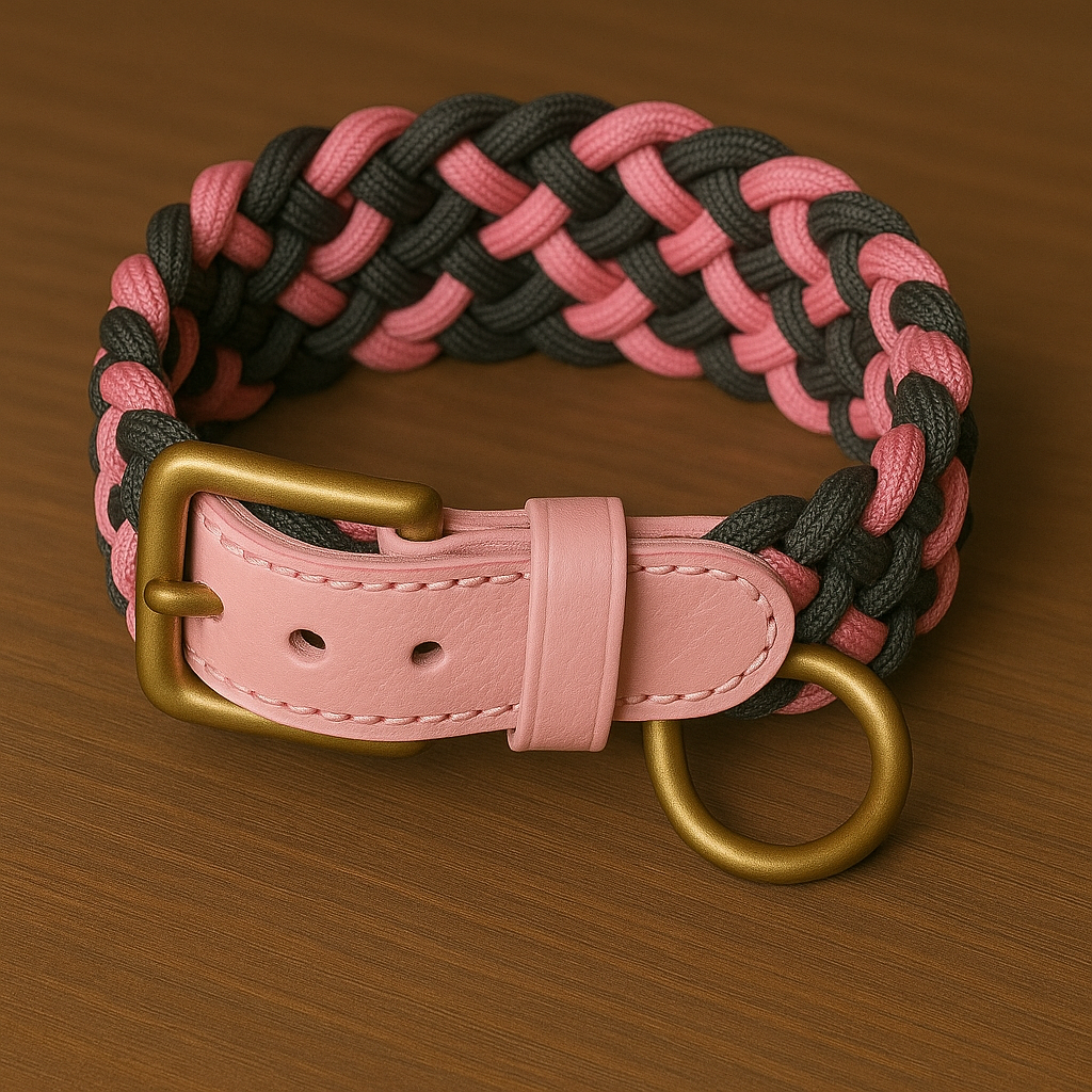 Zgarda Paracord Pink Shadow